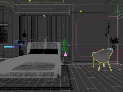 Master Bedroom Maslak by FGM 3D model