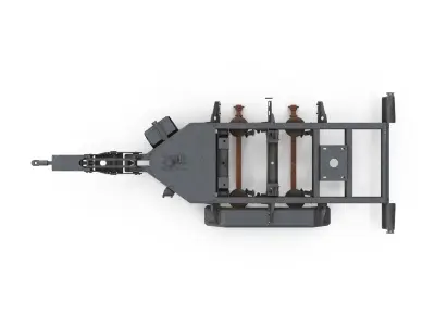 Old trailer 3D model