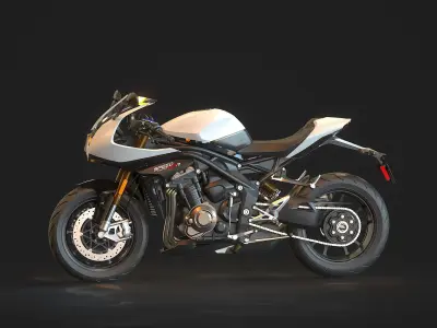 Base model for T Speed Triple 1200RR 2022 3D model