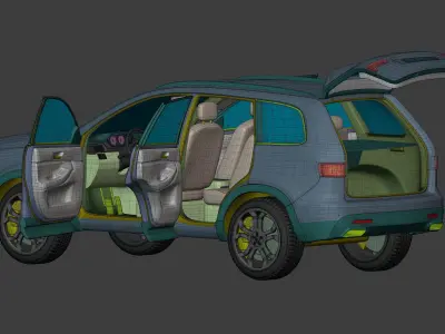 Generic SUV - Crossover Car -- Original Design 3D model