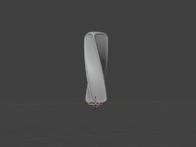 Vaso arredondado Free 3D model