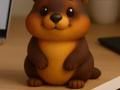 Marmot - Kawaii Animals Collection 3D print model