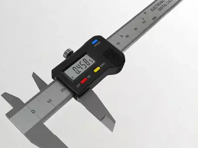 Digital Caliper 3D model
