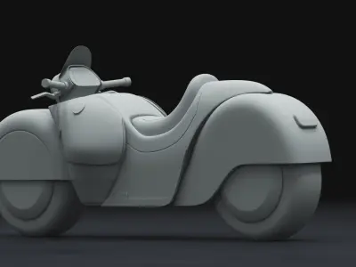 3D motorcycle concept  3D model