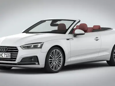 Audi A5 Cabriolet 2018 3D model