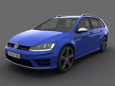 Volkswagen Golf R Variant 2015 3D model
