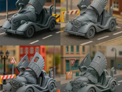 Concept Vehicle Collection 3D print model