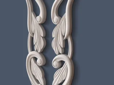 Decorative Scroll 3D model order