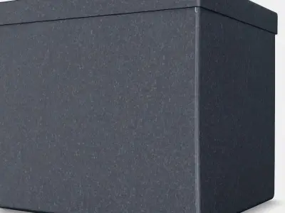 TJOG Storage box with lid Low-poly 3D model