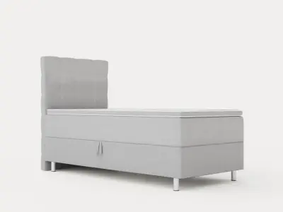 Montana Storage Bed 90x200 Low-poly 3D model