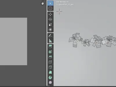 Ground Plants sedum confusum clovers Free low-poly 3D model