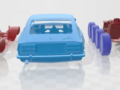 Datsun 240Z - Separate Parts Model 3D print model