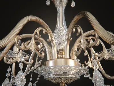 Classic chandelier 3D model