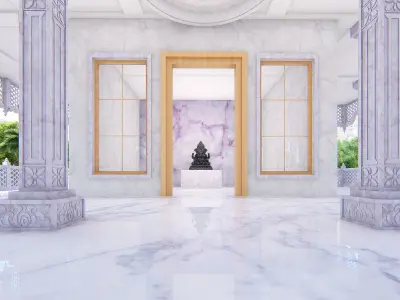 Hindu God Temple 3D model