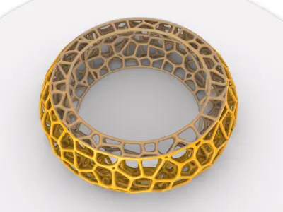 SciFi exoskeleton Glass Table 3D model