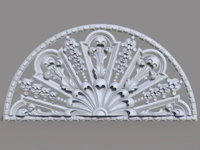 Classic decor 3D CNC print model 01 3D print model 04 3D print model