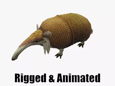 Armadillo Low-poly 3D model