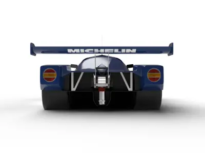 Mercedes Benz C9 1987 Sauber Michelin Racing 3d model 3D model
