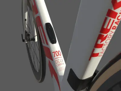 Roadbike TREK Madone SLR 9 Disc eTap white 3D model