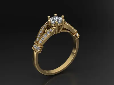 luxury rings 3D print model purchase