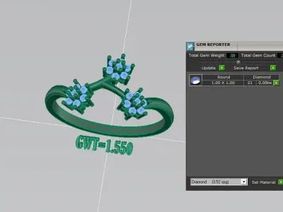 FASION RING 3D model 20