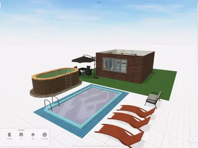 Modern bungalov  3D model