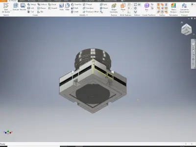 Space Engineers Spotlight Block 3D print model