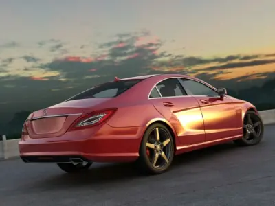 Mercedes Benz CLS CDI 2012 studio 3D model