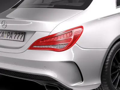 Mercedes-Benz CLA-class AMG 2014 3D model