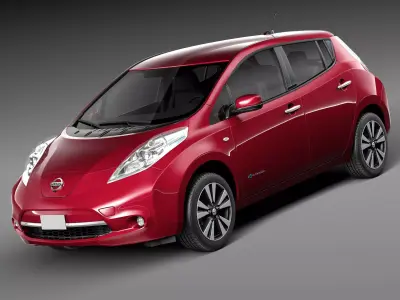 Nissan LEAF 2014 3D model