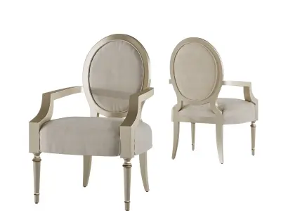 CARACOLE DINING TABLE AND CHAIRS 3D model