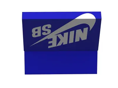 Nike Shoe Box PBR 12 Low-poly 3D model