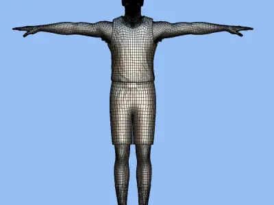 T-Pose rigged Malcolm Brogdon Boston Celtics NBA 3D model