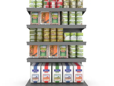 canned food 07 3D model Low-poly 3D model