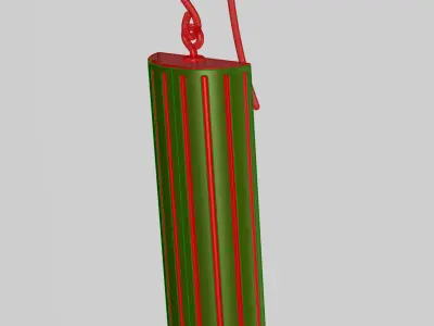 Earrings column Free 3D model