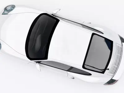Porsche 911 Turbo 996 2002 Low-poly 3D model
