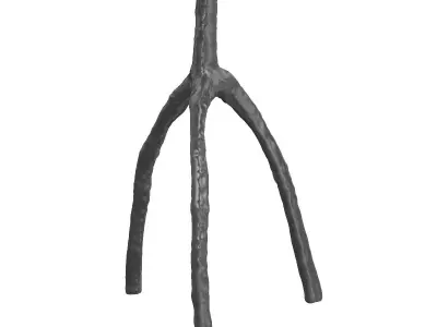 Christian Liaigre Patinated Bronze Side Table 3D model