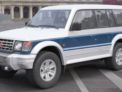 Mitsubishi Pajero 1991 3D model