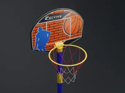 Basketball Hoop 3D model