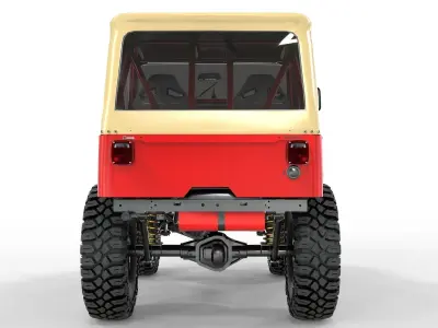 1980 Jeep CJ5 Renegade 3D model
