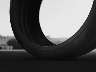 Pirelli P Zero PZ4 Tire 3D model  Low-poly 3D model