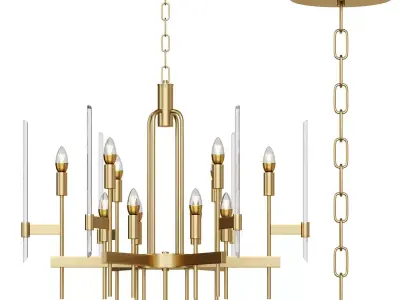  Bari Light Chandelier 3D model