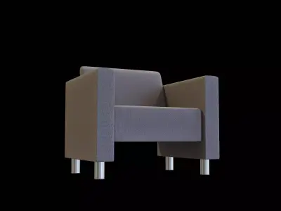 Granada Sofa 02 Low-poly 3D model