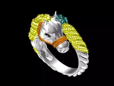 Hours Ring 3D print model