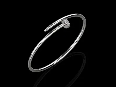 Juste un clou Bracelet 16 Size with Gems Small Verison N177 3D print model