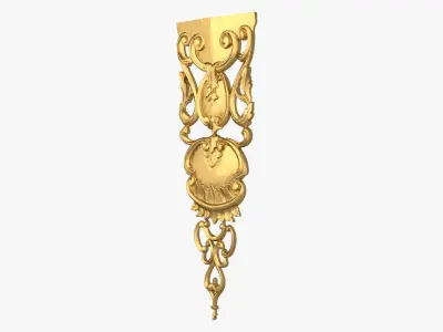 Classic decor ornament 272  3D print model