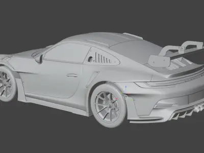 2023 Porsche 911 GT3 CUP 3D model