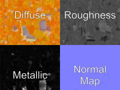 Alpine Strelitzia Elegant Flower Model Pack Low-poly 3D model