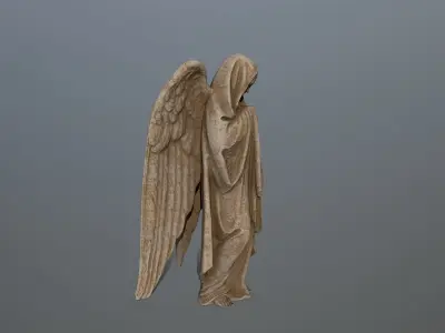greek statue 1 Low-poly 3D model