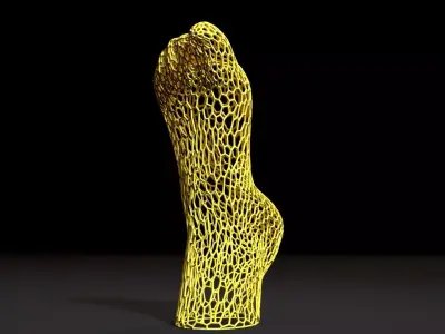 Leg figurine 3D print model